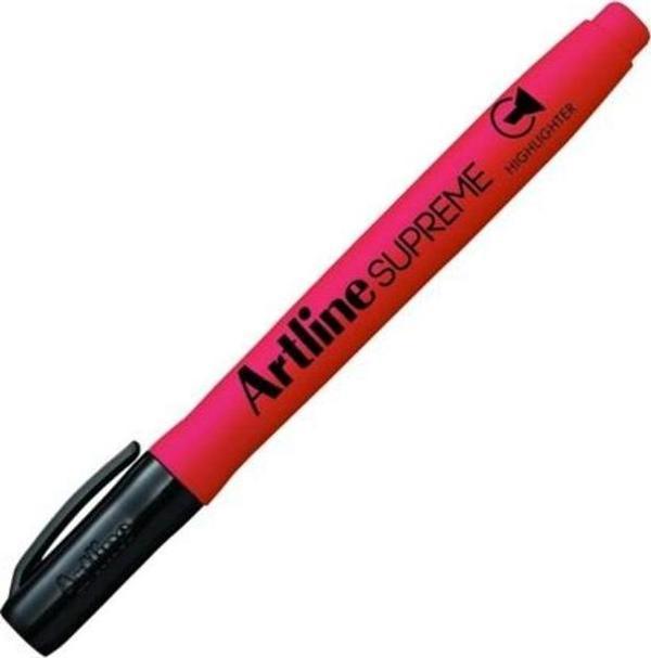 Artline Supreme Highlighter Fosforlu İşaretleme Kalemi KIRMIZI - Image 1