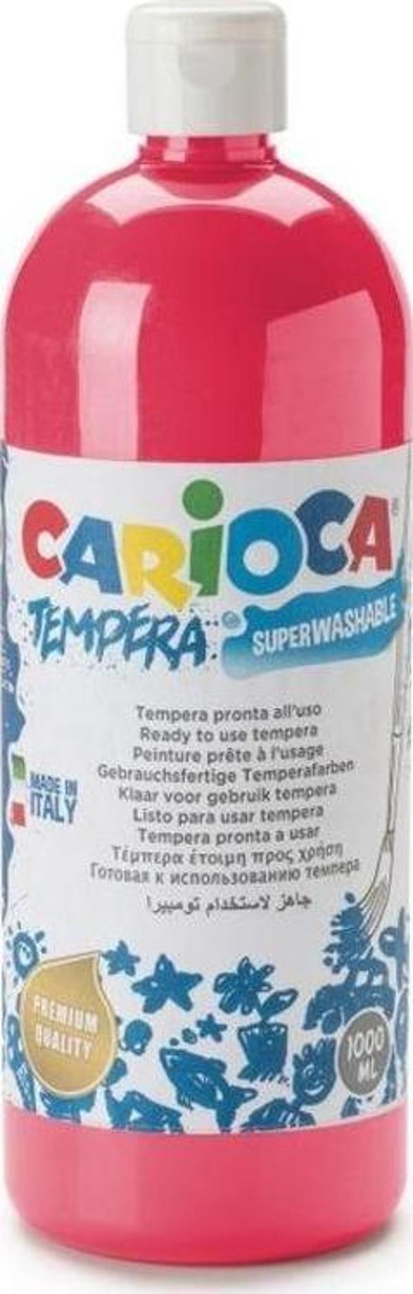 Carioca Tempera Yıkanabilir Poster Boya 1000 ml. FUŞYA - Image 1