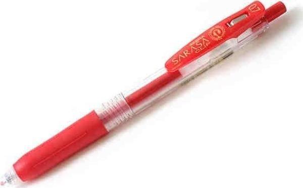 Zebra Sarasa Clip Jel Mürekkepli Roller Kalem 0.7 mm KIRMIZI - Image 1
