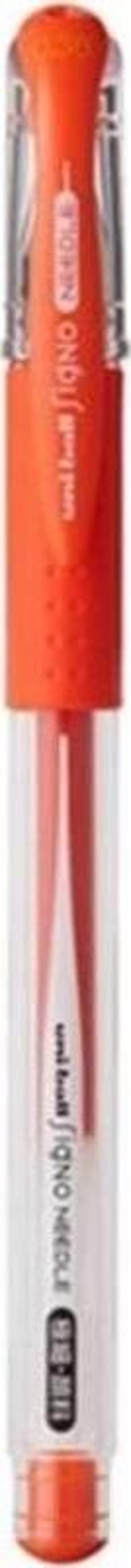 Uni-ball Signo Needle 0.38 İğne Uçlu Jel Kalem Mandalina - Image 1
