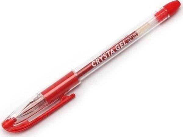 Platinum Crysta Gel 0.5mm Kristal Uçlu Jel Mürekkepli Kalem KIRMIZI - Image 1