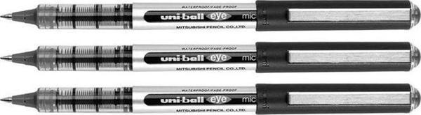 Uni-ball Eye Micro 0.5 Roller Kalem 3'lü Siyah - Image 1