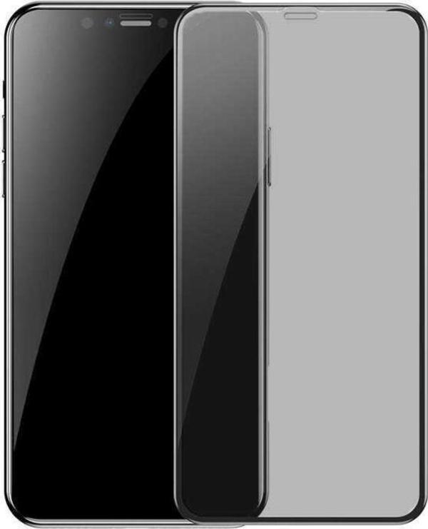 Apple iPhone X Davin 5D Privacy Cam Ekran Koruyucu - Image 1
