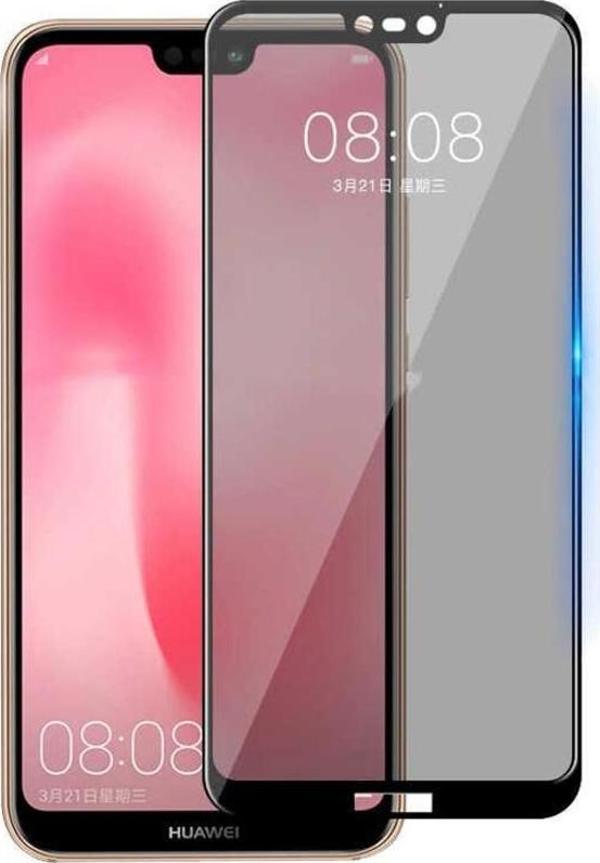 Huawei P20 Lite Davin 5D Privacy Cam Ekran Koruyucu - Image 1