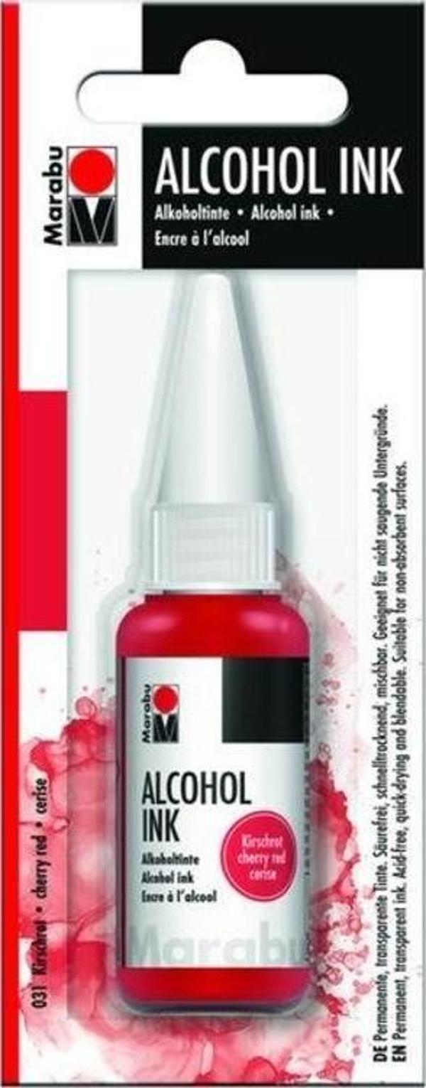 Marabu Alcohol Ink 20 ml Cherry Red - Image 1