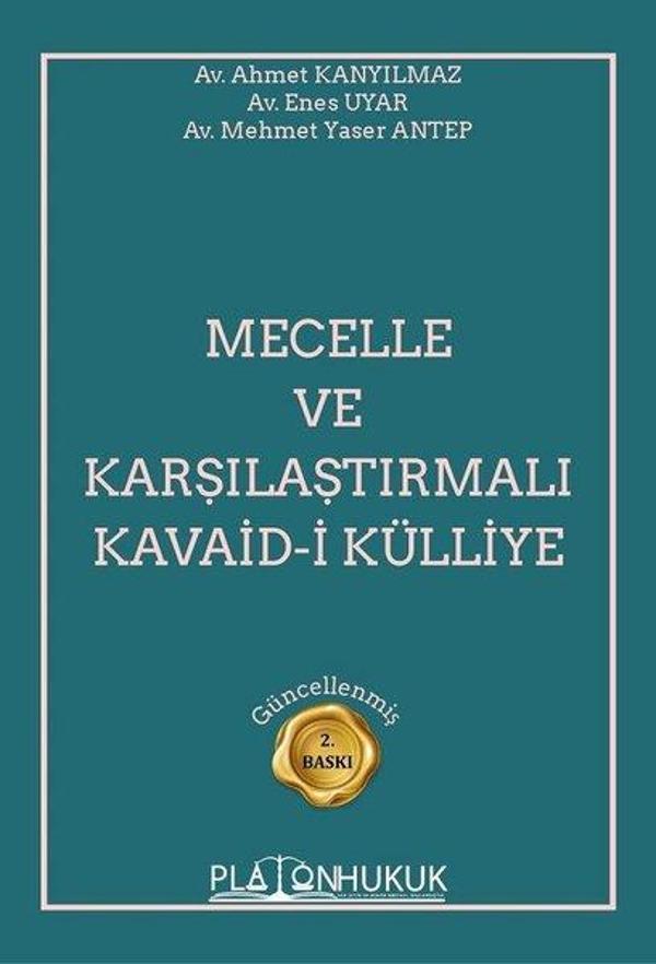 Mecelle ve Karşılaştırmalı Kavaid-i Külliye - Platon Hukuk Yayınevi - Image 1