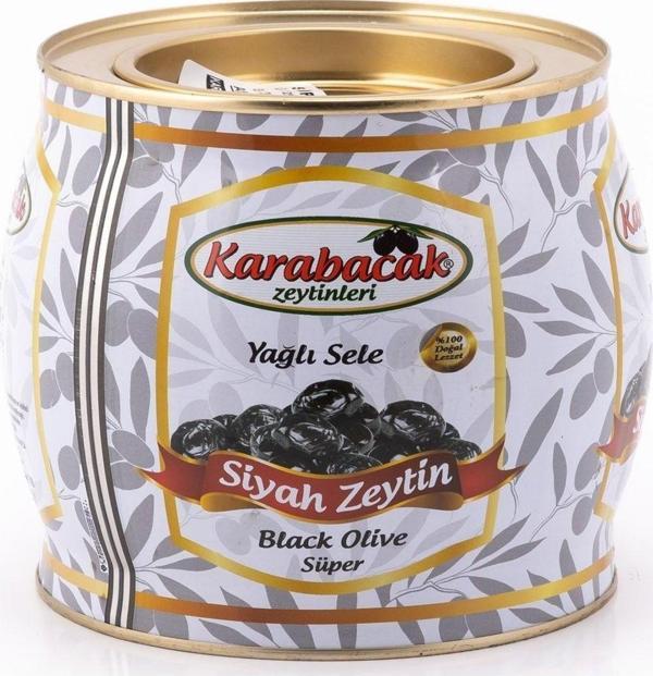 Karabacak Zeytin Siyah Zeytin Süper Boy 2 Kğ Teneke Kutu - Image 1