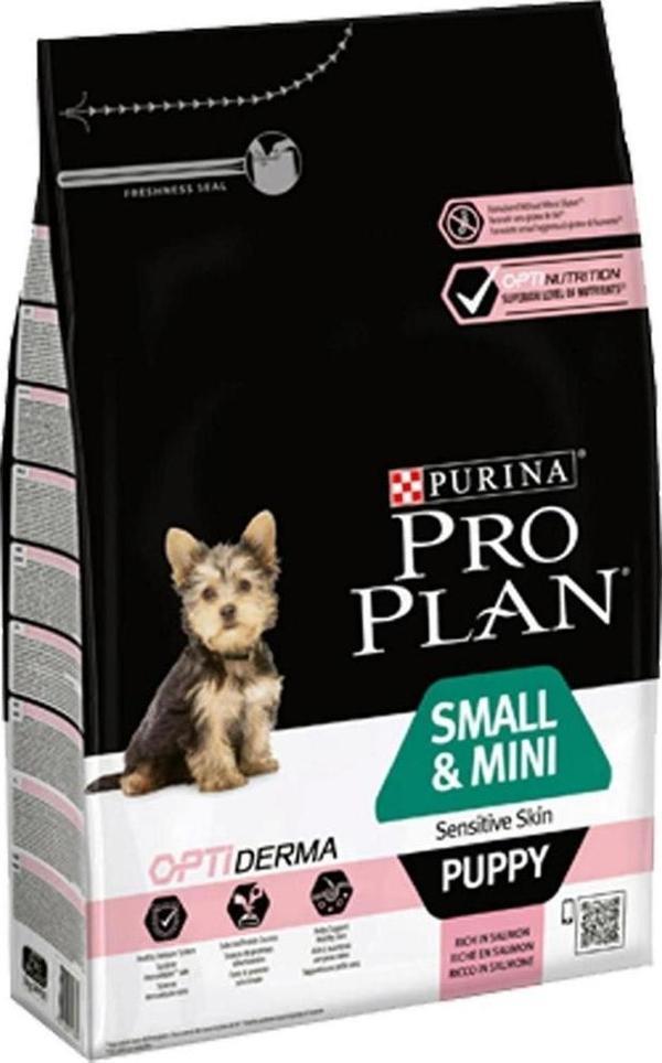 Pro Plan Puppy Sensitive Somonlu Küçük Irk Yavru Köpek Maması 3 Kg - Image 1