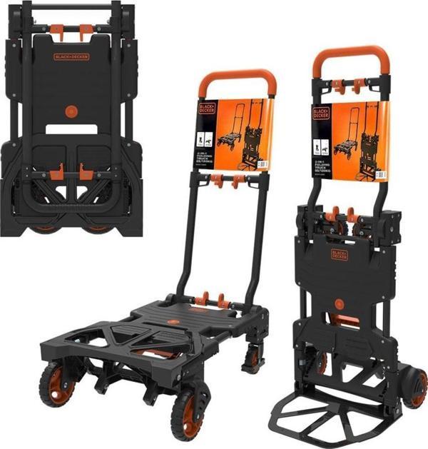 Black&Decker BH206 55/120Kg Çok Fonksiyonlu Katlanır El Arabası - Image 1