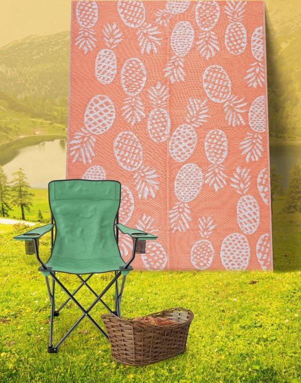 Savana 8813 Plaj Kamp Piknik Bahçe Halısı Balkon Teras Hasır Mat Savan Halı - Image 1
