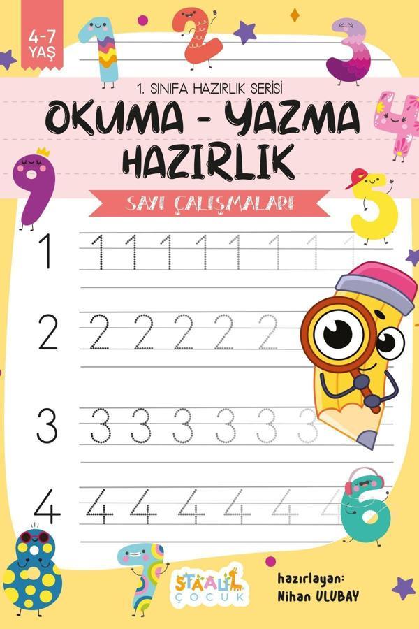 1. Sınıfa Hazırlık Serisi / Okuma - Yazma Hazırlık / Sayı Çalışmaları Aktivite Kitabı - Image 1