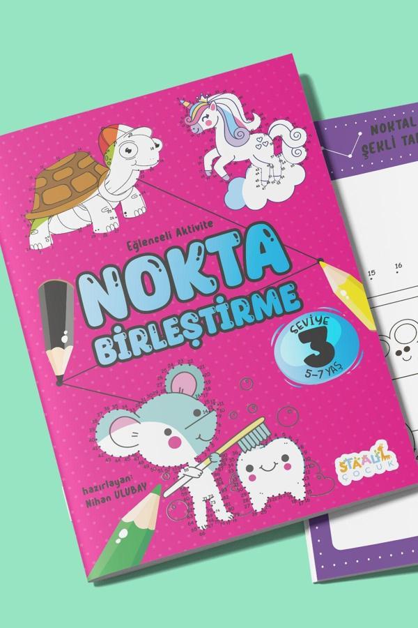 Eğlenceli Aktivite Nokta Birleştirme - Çocuklar Için Boyama Ve Aktivite Kitabı - Seviye 3 - Image 1