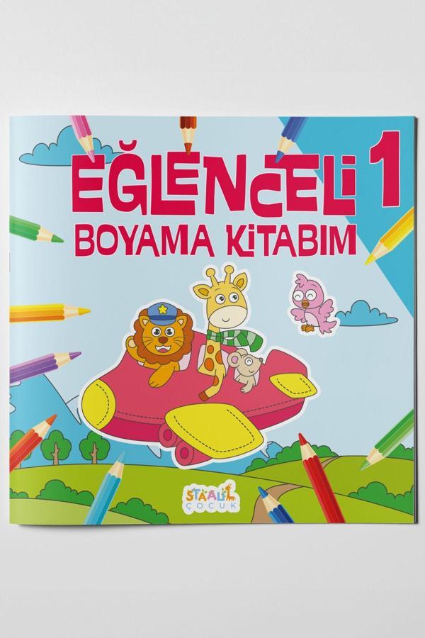 Eğlenceli Boyama Kitabım 1 (3-6 YAŞ İÇİN BOYAMA KİTABI) - Image 1