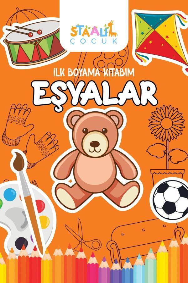 İlk Boyama Kitabım - Eşyalar (BÜYÜK RESİMLİ BOYAMA KİTABI) - Image 1