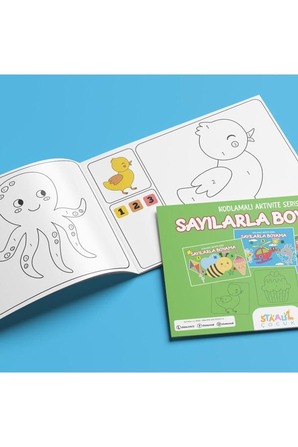 Kodlamalı Aktivite Serisi - Sayılarla Boyama Kitabı - Seviye 1 - Image 1