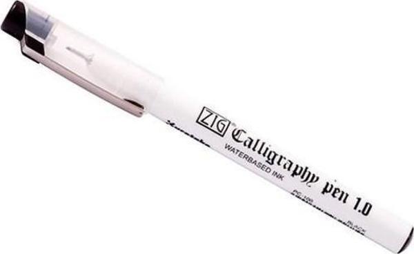 Zig Calligraphy Pen YAN KESİK Kaligrafi Kalemi 1.0 mm Siyah - Image 1