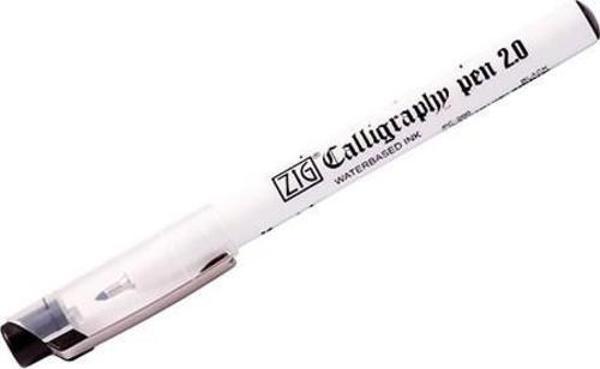 Zig Calligraphy Pen YAN KESİK Kaligrafi Kalemi 2.0 mm Siyah - Image 1