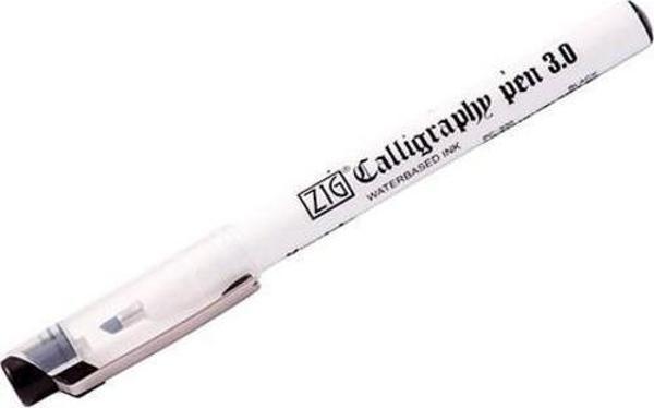 Zig Calligraphy Pen YAN KESİK Kaligrafi Kalemi 3.0 mm Siyah - Image 1