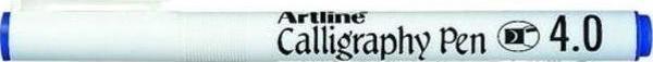 Artline Calligraphy Pen Kaligrafi Kalemi 4.0 mm Mavi - Image 1
