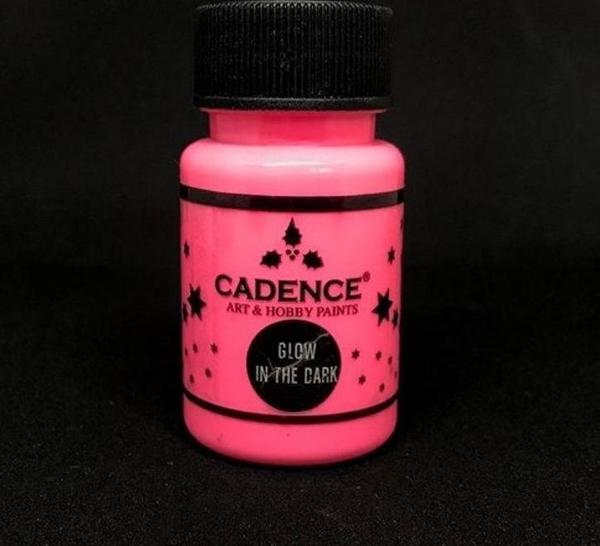 Cadence Karanlıkta Parlayan Boya Glow In The Dark PEMBE - Image 1
