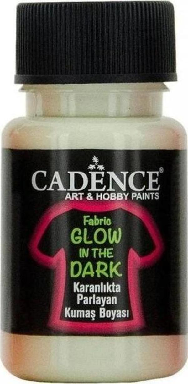 Cadence Fabric Glow In The Dark Karanlıkta Parlayan Kumaş Boyası 50 ml Naturel Yeşil - Image 1