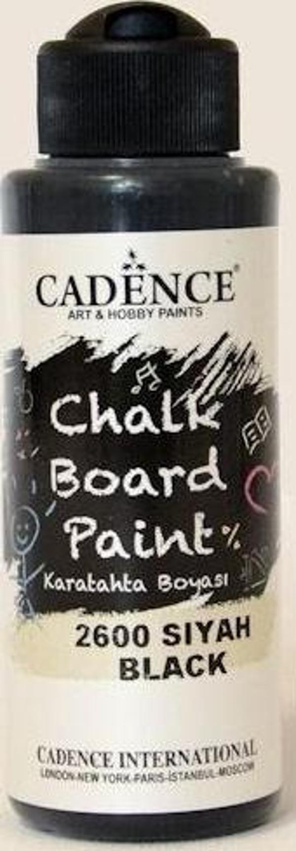 Cadence Chalkboard Paint Karatahta Boyası 120 ml. 2600 Siyah - Image 1