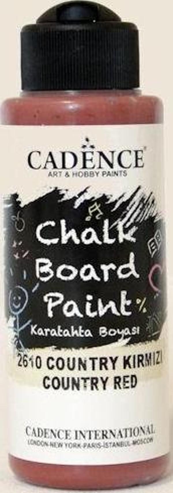 Cadence Chalkboard Paint Karatahta Boyası 120 ml. 2610 Country Kırmızı - Image 1