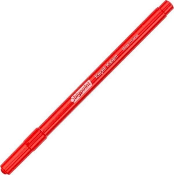 Bigpoint Keçeli Kalem Kırmızı 10'lu Kutu - Image 1