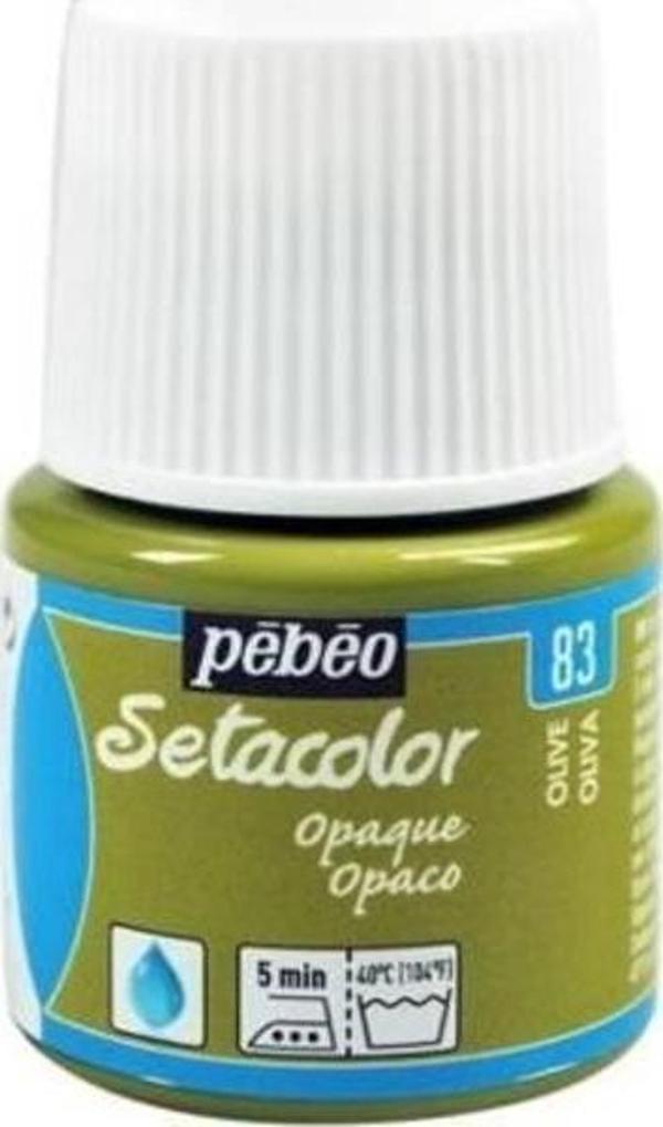 Pebeo Setacolor Opak Kumaş Boyası 83 OLIVE - Image 1