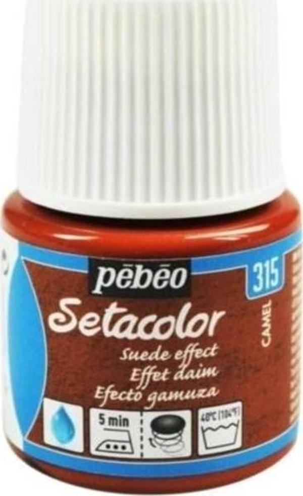 Pebeo Setacolor Suede Effect (Süet Etkisi) Kumaş Boyası 315 CAMEL - Image 1