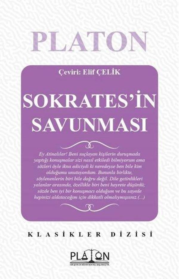 Sokrates'in Savunması - Platon Hukuk Yayınevi - Image 1