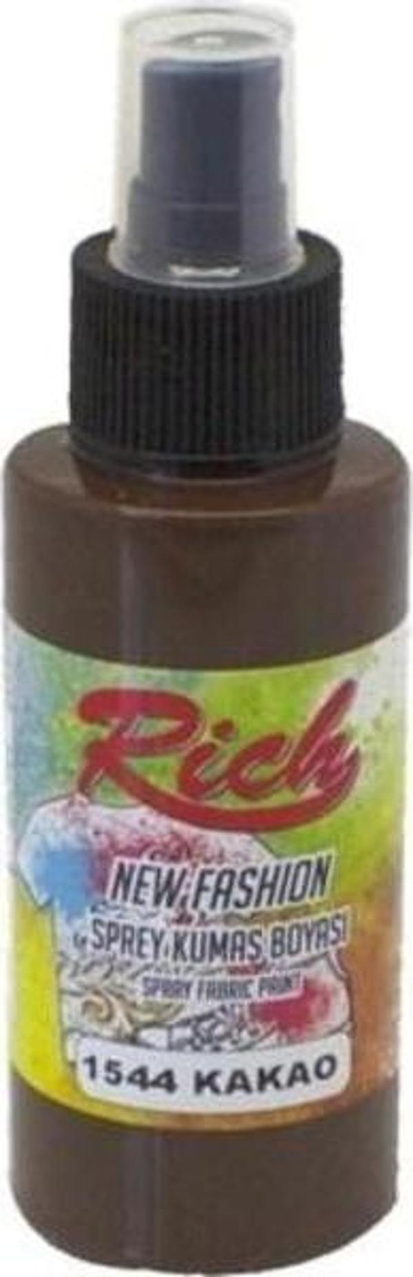 Rich New Fashion Sprey Kumaş Boyası 100 cc. 1544 KAKAO - Image 1