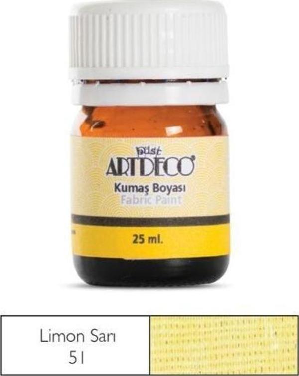 Artdeco Kumaş Boyası 51 Limon Sarısı - Image 1