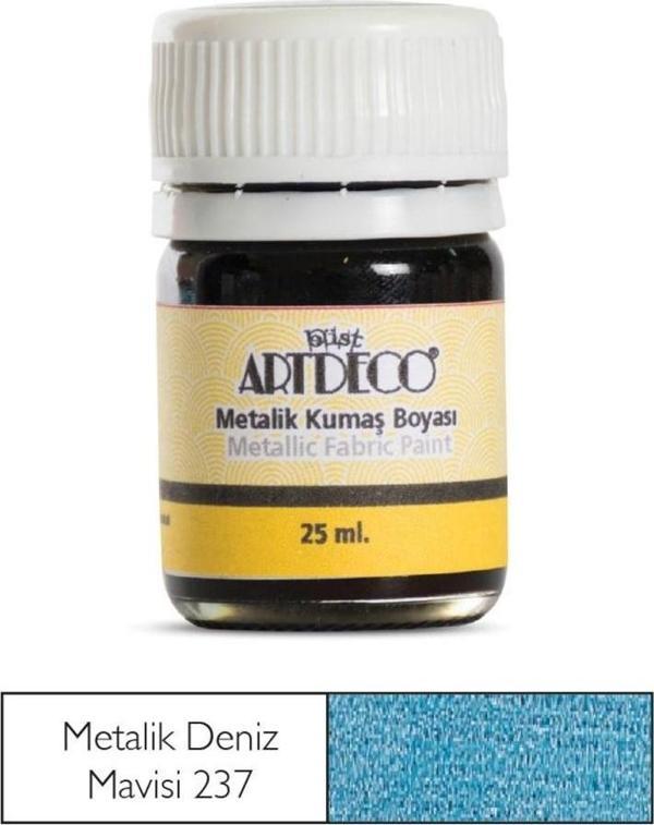 Artdeco Metalik Kumaş Boyası 237 Deniz Mavisi - Image 1