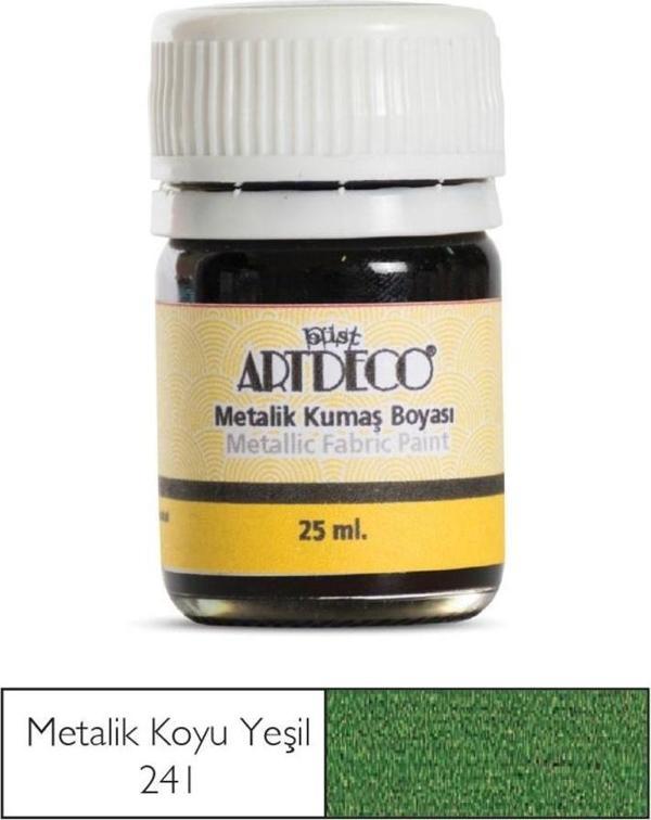 Artdeco Metalik Kumaş Boyası 241 Koyu Yeşil - Image 1