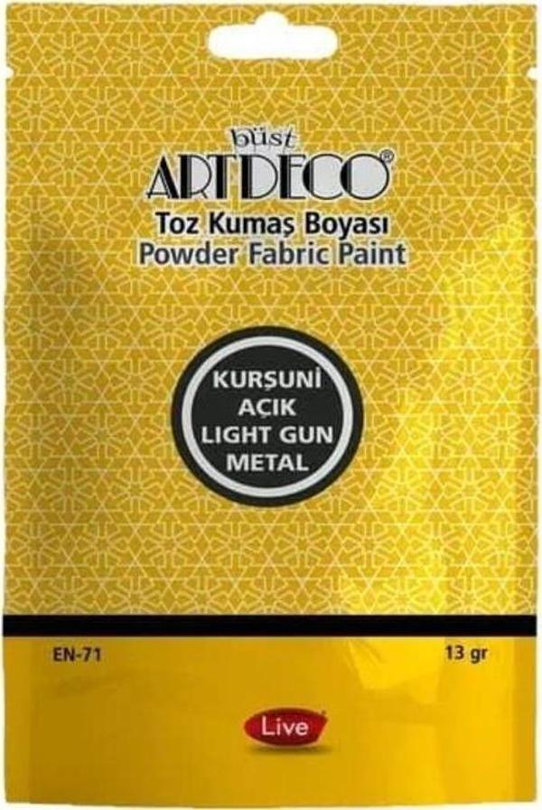 Artdeco Toz Kumaş Boyası 13 gr Kurşuni Açık 1126 - Image 1
