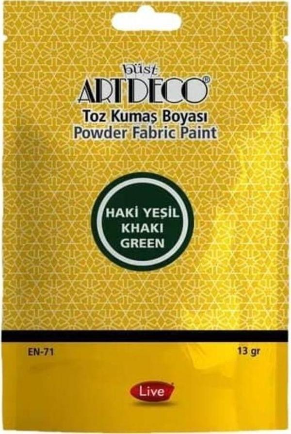 Artdeco Toz Kumaş Boyası 13 gr Haki Yeşil 1131 - Image 1