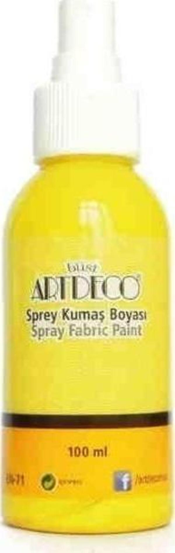 Artdeco Sprey Kumaş Boyası 1201 SARI - Image 1