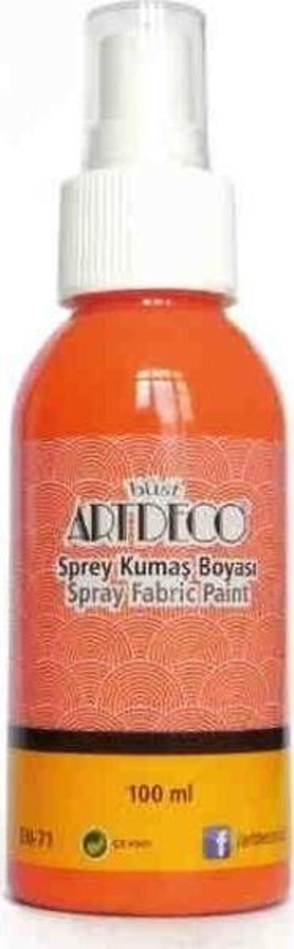 Artdeco Sprey Kumaş Boyası 1203 TURUNCU - Image 1