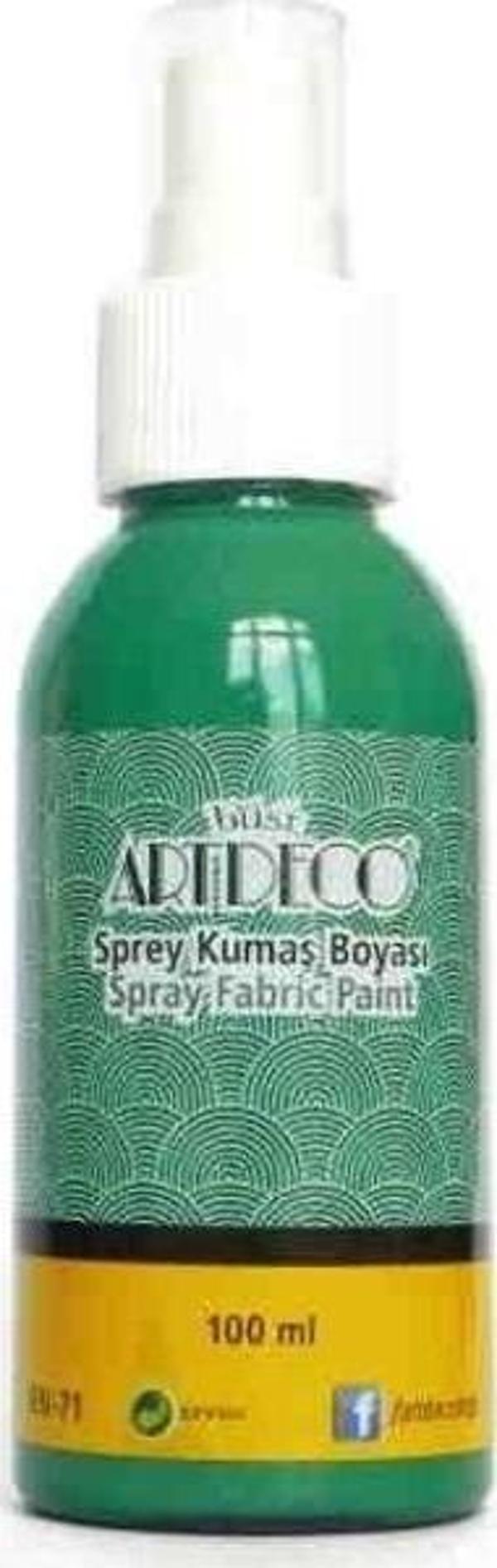 Artdeco Sprey Kumaş Boyası 1214 KOYU YEŞİL - Image 1