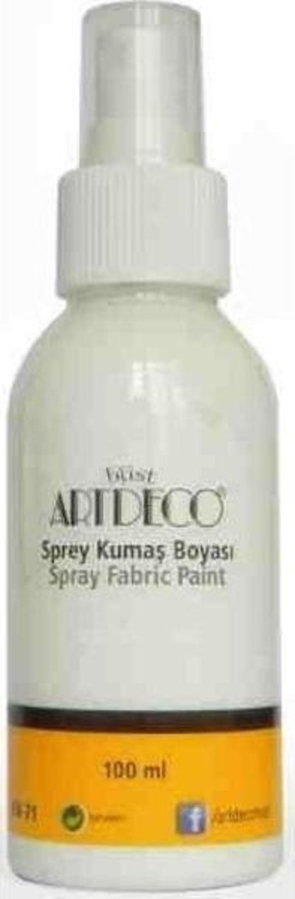 Artdeco Sprey Kumaş Boyası 1219 BEYAZ - Image 1