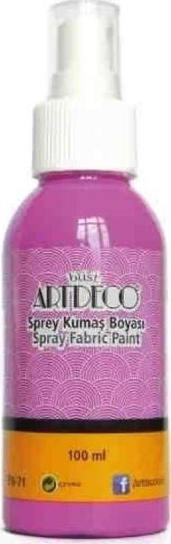 Artdeco Sprey Kumaş Boyası 1232 FUŞYA - Image 1