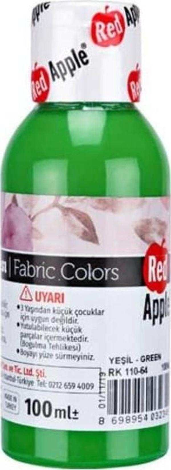 Red Apple Neon Kumaş Boyası 100 ml Yeşil - Image 1