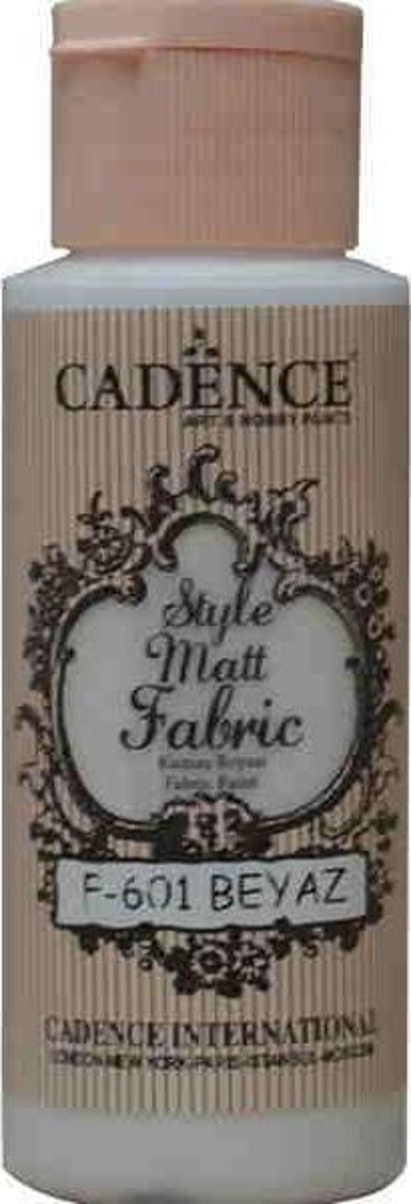 Cadence Style Matt Fabric Kumaş Boyası F-601 Beyaz - Image 1
