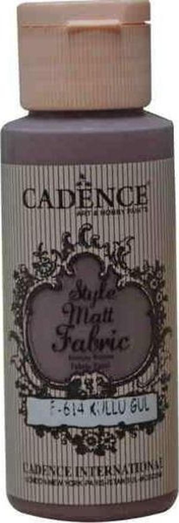 Cadence Style Matt Fabric Kumaş Boyası F-614 Küllü Gül - Image 1