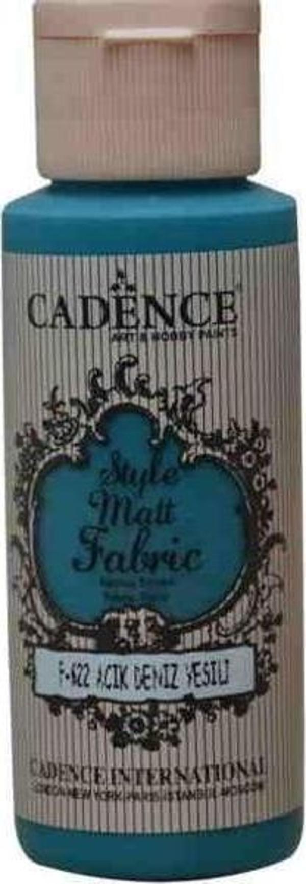 Cadence Style Matt Fabric Kumaş Boyası F-622 Açık Deniz Yeşili - Image 1