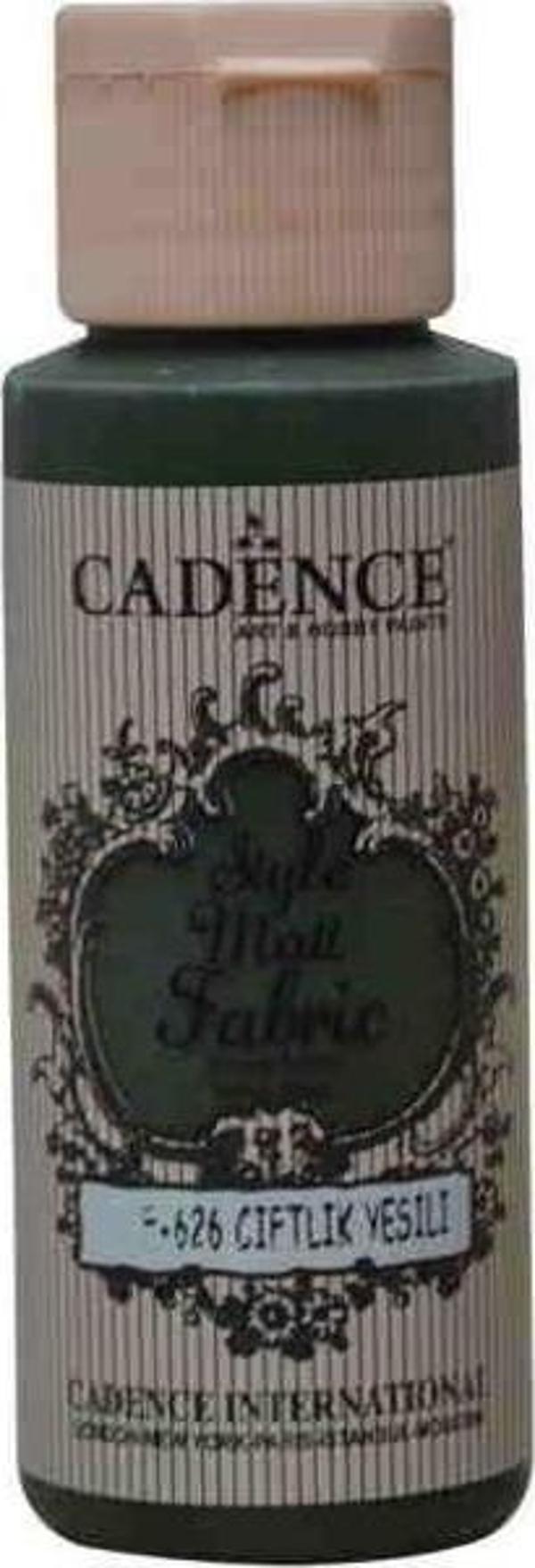Cadence Style Matt Fabric Kumaş Boyası F-626 Çiftlik Yeşili - Image 1