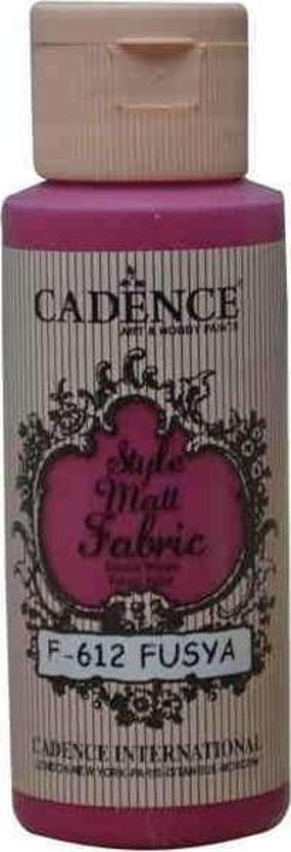 Cadence Style Matt Fabric Kumaş Boyası F-612 Fuşya - Image 1