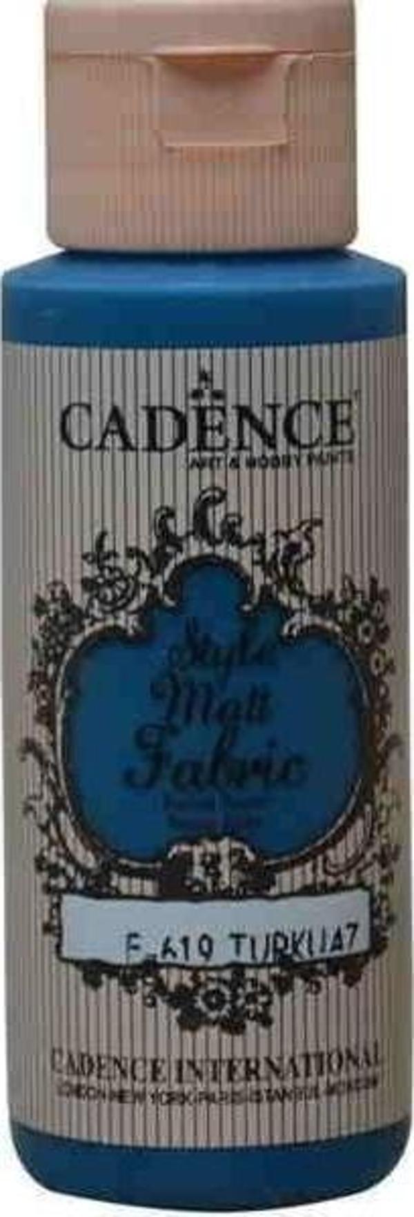 Cadence Style Matt Fabric Kumaş Boyası F-619 Turkuaz - Image 1