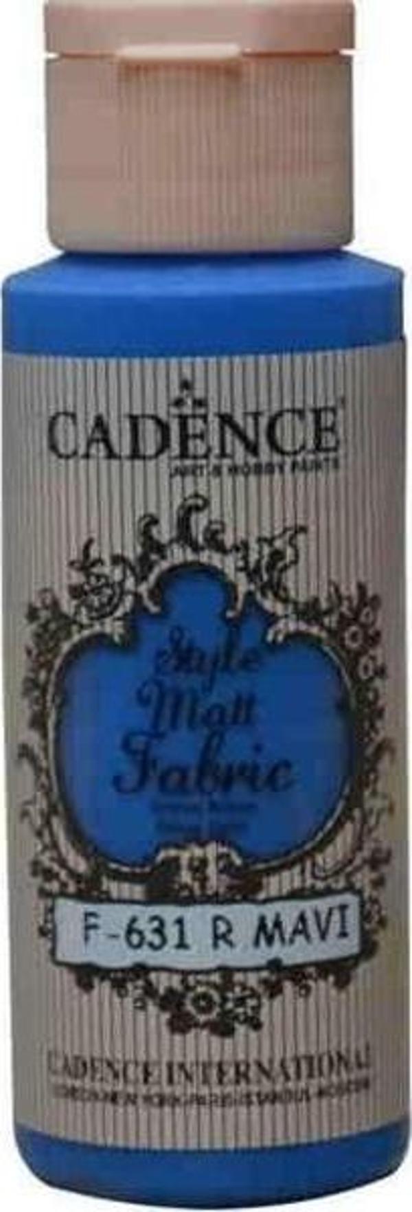 Cadence Style Matt Fabric Kumaş Boyası F-631 R. Mavi - Image 1